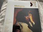 Taylor Swift Midnights Mahogany Marbled Vinyl LP + Photos Sealed