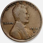 1915-D Lincoln Wheat Cent Penny 1c Fine VG+ * Original Surfaces* 1915D #8