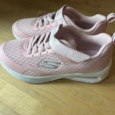 Skechers girls Microspec Max Sneaker, Light Pink, 1 Little Kid US