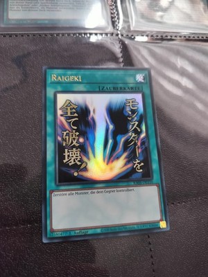 Yu-Gi-Oh! Raigeki Ra05 Ultra Stamped   Rare 1.auflage Excelente - Nm