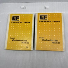 Lot of 72 EBERHARD FABER Colorbrite Erasable PENCILS 4125 Blue (36)&4126 Red(36)