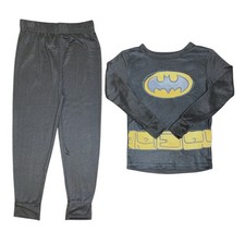 AME Boy's Character Lightweight Ultra Soft Pajama Set, 2pc Batman, 2T 