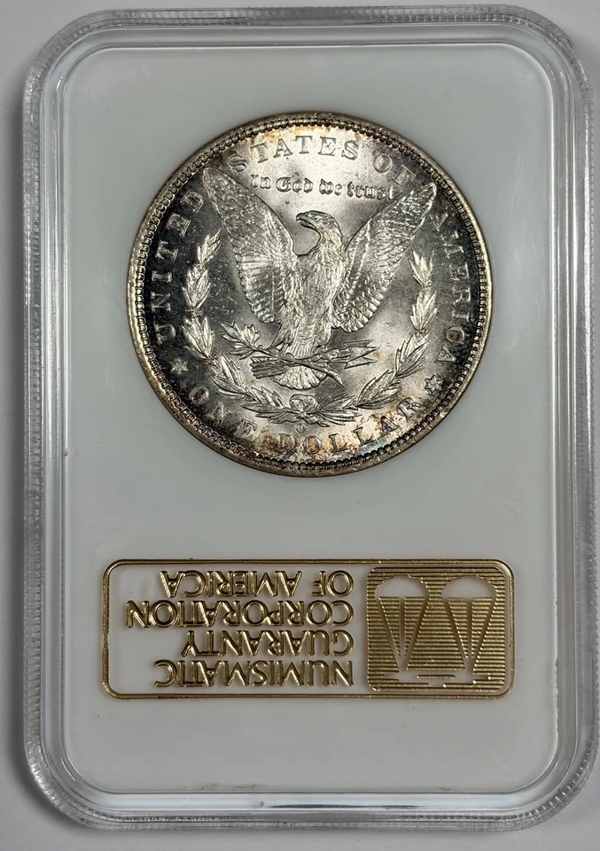 1901-O Morgan Silver Dollar $1 - MS 64 - NGC Old Fatty Gold Embossed Holder - PQ - Image 2 of 3
