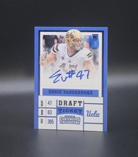 2017 Panini Contenders Draft Picks EDDIE VANDERDOES Auto Rookie Card #270 UCLA. rookie card picture