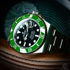 Rolex Submariner 126610LV Silver Oyster Bracelet with Green Bezel