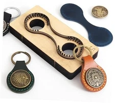 Leather Cutting Die,Leather Keychains Cutting Mold for DIY Leather Style1
