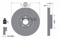 2X Pagid Bremsscheibe 55826NHC FüR Audi A4 B9 8W2 8WC Avant 8W5 8WD A5 Sportback