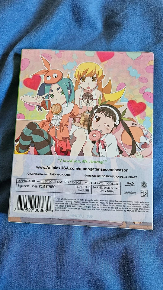 Onimonogatari - Shinobu Time - Blu-ray Set Aniplex New and Sealed!!!!! - Image 2 of 2