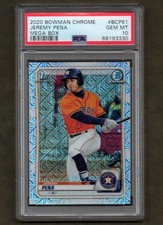 2020 Bowman Chrome #BCP61-Jeremy Pena-Mega Box PSA 10 - Astros