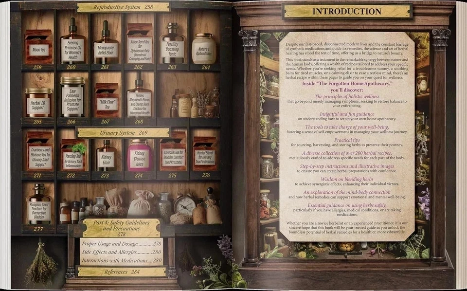 Forgotten Home Apothecary (paperback with color pictures) - Image 4 of 4