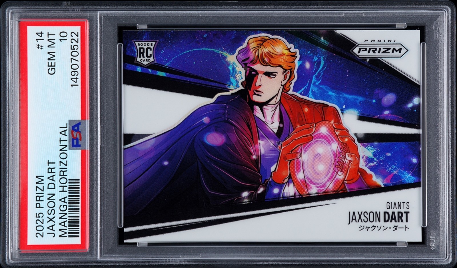 Jaxson Dart Panini Prizm Draft Picks Color Blast #14 Base