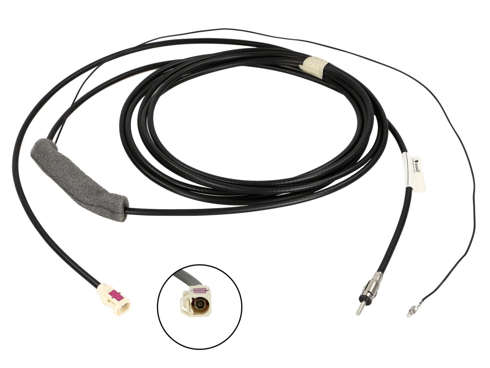 Prolongateur Fakra B vers DIN male phantom pour installer un nouvel autoradio