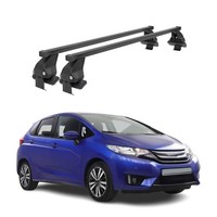 Menabo DachträGer GrundtäGer FüR Honda Jazz 2020-2026 50Kg Stahl Schwarz 2 Tlg