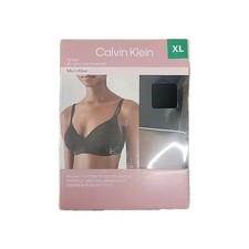 Calvin Klein 2PK Lightly Lined Wireless Bra XL Black/Cedar Color