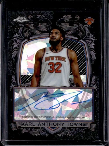 2025 Topps Chrome Karl-Anthony Towns Signature Style (RAW)
