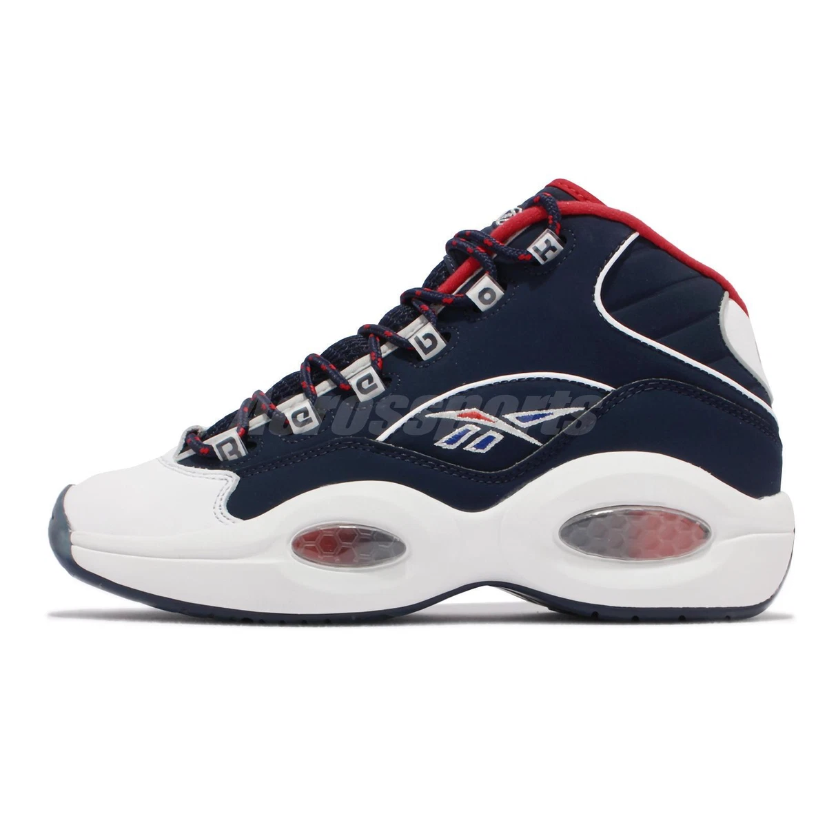 Reebok Question Mid USA Allen Iverson AI I3 Navy Red White Men Basketball H01281