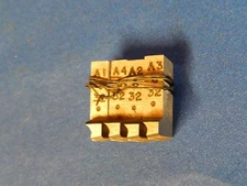 GREENFIELD GEOMETRIC TOOL DIE BIT X4 A 6 32