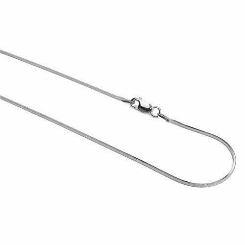 WOMEN & MEN 925 Stamped Sterling Silver 1mm SNAKE Chain Necklace 925 Italian NEW - Picture 3 of 5