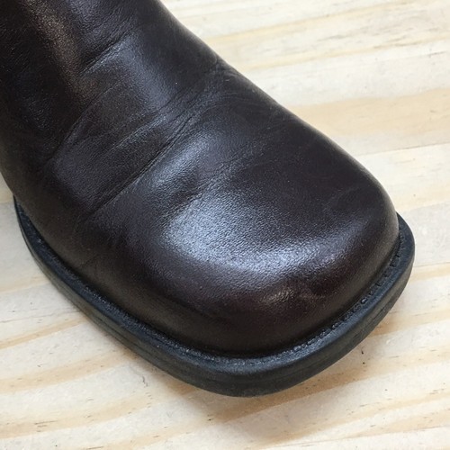 White Mountain Boots Womens 6.5 M Jive Slip On Low Bootie Brown Leather Heels - Picture 6 of 20