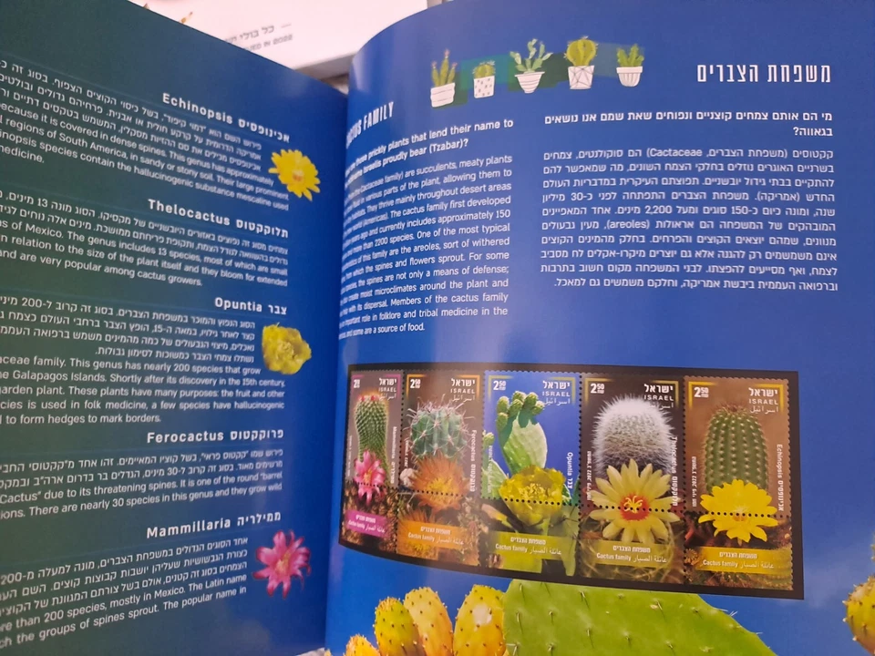 STAMP PHOTO ALBUM ISRAEL SPECIAL SELECTION 2022 YEAR BOOK COLLECTORS NEW - Image 3 of 4