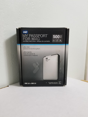 Western Digital My Passport for Mac 500GB External_Portable Hard Drive