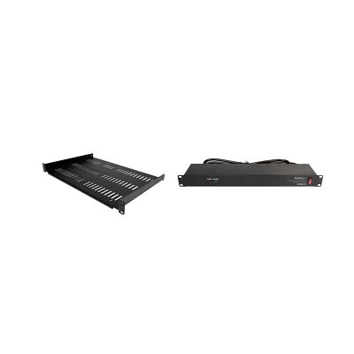 StarTech.com 1U Server Rack Shelf - Universal Vented Rack Mount Cantilever Tr...