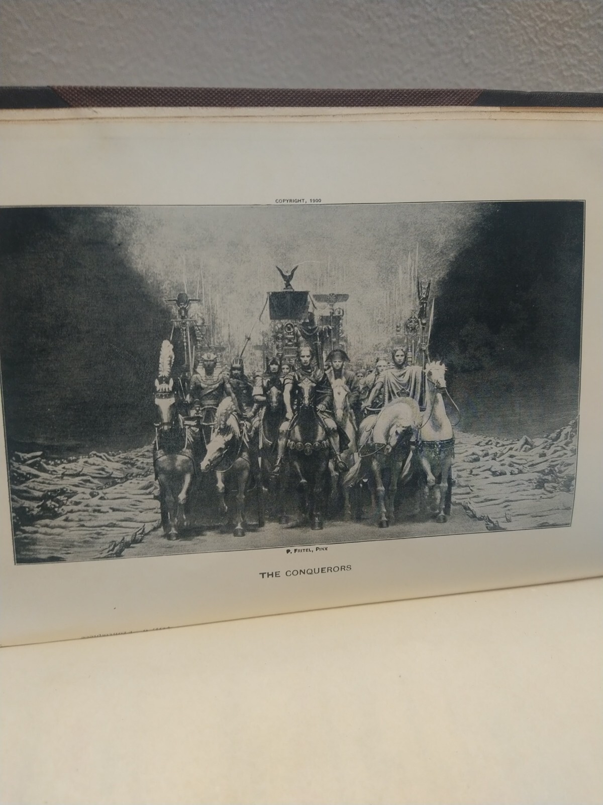 The World's History and its Makers Volume VI "Famous Warrior's" 1901 HC book Vtg