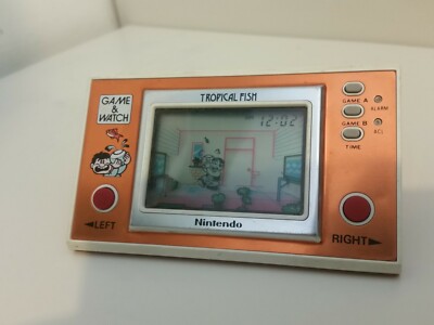 Game & Watch Nintendo Tropical Fish TF-104 1985 LCD Japan Vintage