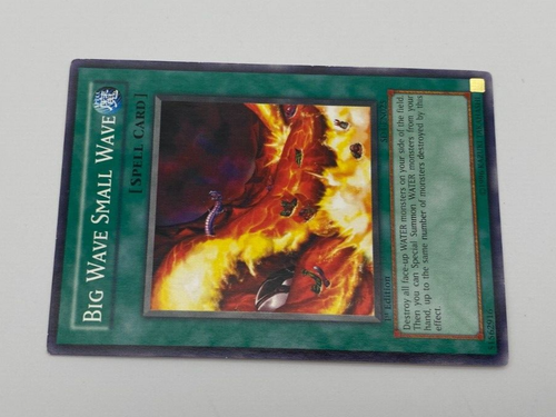 Yu-Gi-Oh Sammelkartenspiel TCG 1. Auflage Big Wave Small Wave SD4-EN025 - Bild 3 von 4
