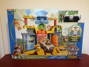 paw patrol jungle monkey temple playset