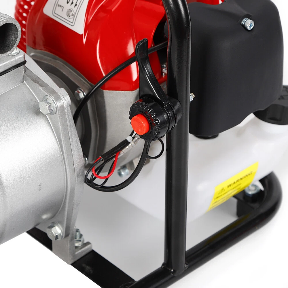 Gasoline Water Pump 1” 2-Stroke 1.7HP Semi-Trash Water Transfer Pump  Gas-Powered | eBay