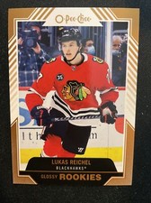 22-23 UD Series 1 Hockey O-Pee-Chee Glossy Rookie R-1 Lukas Reichel