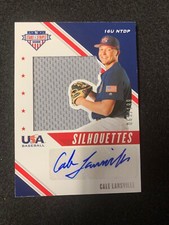 2020   USA Stars & Stripes Baseball Signature Jersey 65/199 16U Cale Lansville🔥