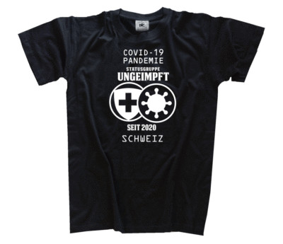 Statusgruppe Ungeimpft Schweiz ZwangsImfpung Corona Pandemie RKI Files T-Shirt