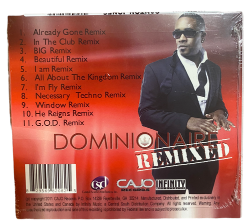 Canton Jones Dominionaire Remixed Digipak New CD - Picture 2 of 3