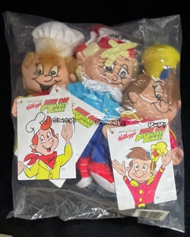 ◇ Kellogg's Rice Krispies Dolls 3体セット NIP Vintage KELLOGG RICE KRISPIE DOLLS - 3 Snap, Crackle and Pop