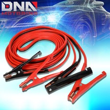 25 500amp Car Battery Booster Cable 4 Gauge Emergency Power Jumper Heavy Duty
