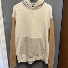 Jordan Essential Fleece Pullover Sail Hemp FJ7774-133 Men's L