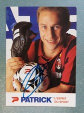 MiLAN PALLONE D'ORO'1991 JEAN-PiERRE PAPiN-FIRMATO A MANO CARTOLINA # 1