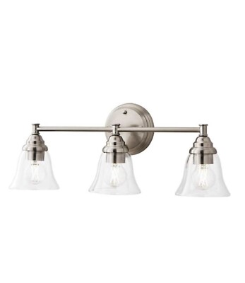 Hampton Bay 23.5 in. Marsden 3-Light Brushed Nickel Bath Bar Vanity Light