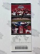 2007 Chicago Cubs at St Louis Cardinals Ticket 9/15/07 PPD from 4/29