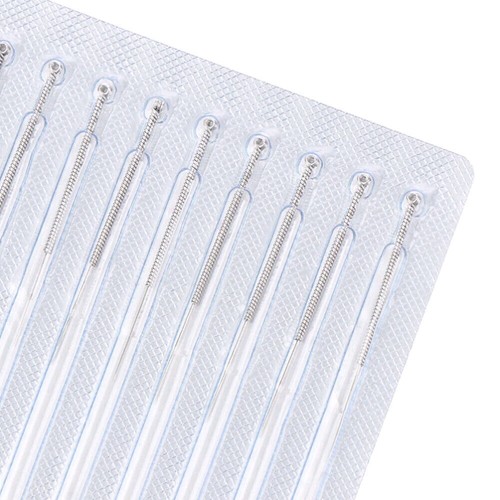 100-1000Pcs Aiguille Acupuncture Cloud Dragon sans Tube Feuille Emballée (100x/boîte) - Photo 3/16
