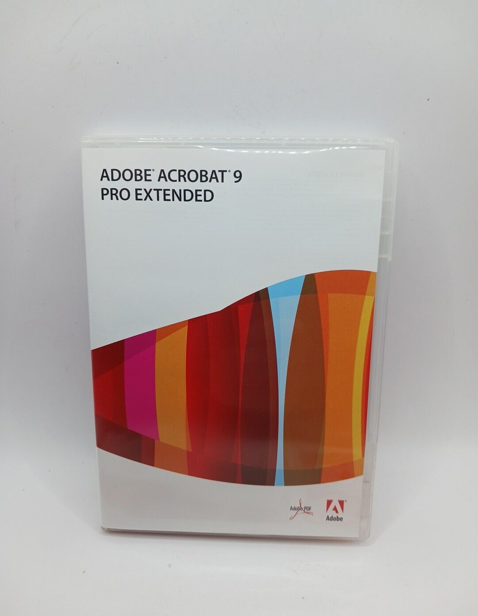 ADOBE ACROBAT 9 PRO アカデミック版 Adobe Acrobat 9 Pro Extended Professional Windows With