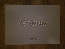 BROCHURE DEPLIANT FIAT CROMA ITALIANO 20 pag 1985 RARO COME NUOVO