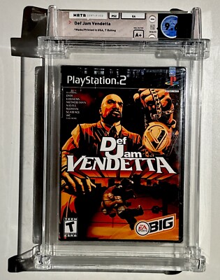 WATA 9.6 A+ - Def Jam Vendetta 1ST PRINT Black-Label PlayStation 2, PS2 2003 NEW