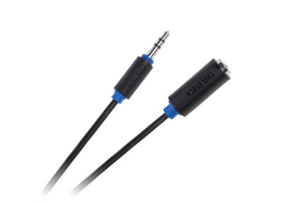 5901436788171 Kabel JACK 3.5 wtyk-gniazdo 5m Cabletech standard Cabletech
