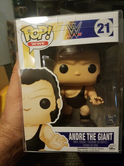 Funko Pop WWE Andre the Giant Vaulted/Retired Figure #21 W/ Pop Protector (NEW) | eBay