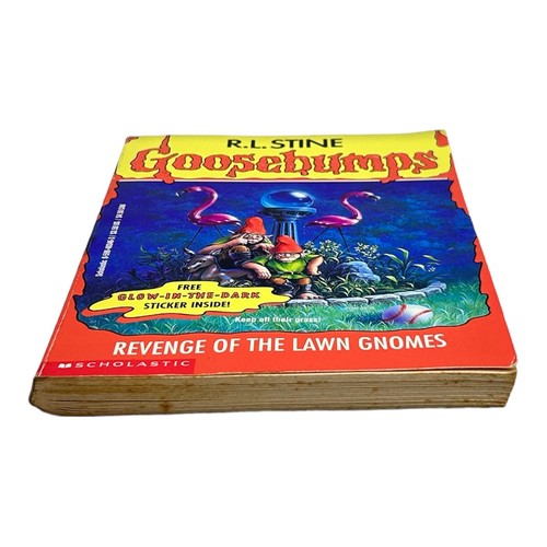 Goosebumps #34 Revenge Of The Lawn Gnomes 1st Print 1st Ed R.L. Stine NO Sticker - Imagen 6 de 10