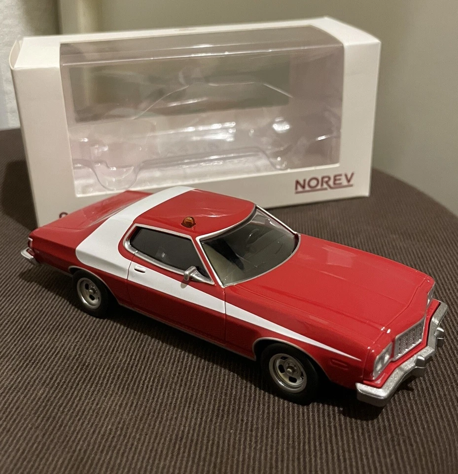 Modellino Norev Ford Gran Torino Starsky e Hutch 1/43 1:43 Metallo, IN Scatola - Immagine 2 di 4