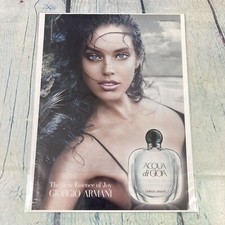2011 Sexy Lady Acqua di Gioia Perfume Print Ad/Poster Pinup Art Magazine Page